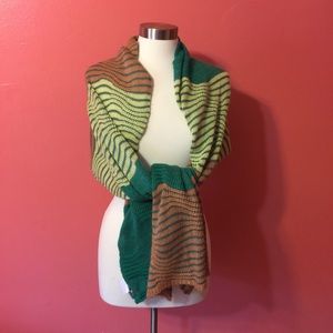 BCBGeneration Color blocked Striped Scarf Wrap